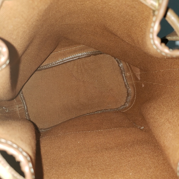 CHRISTIAN DIOR Black Honeycomb Bucket Bag Purse - Picture 15 of 15